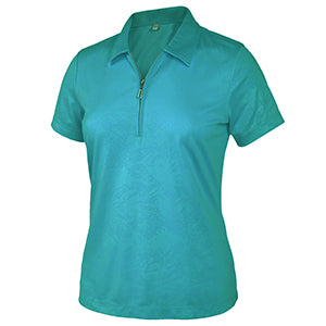 Vintage Fairy Emboss Short Sleeve Polo-2456