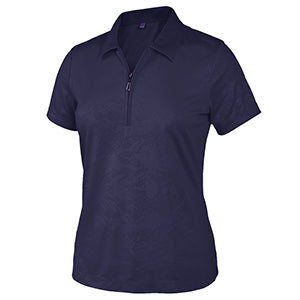 Vintage Fairy Emboss Short Sleeve Polo-2456