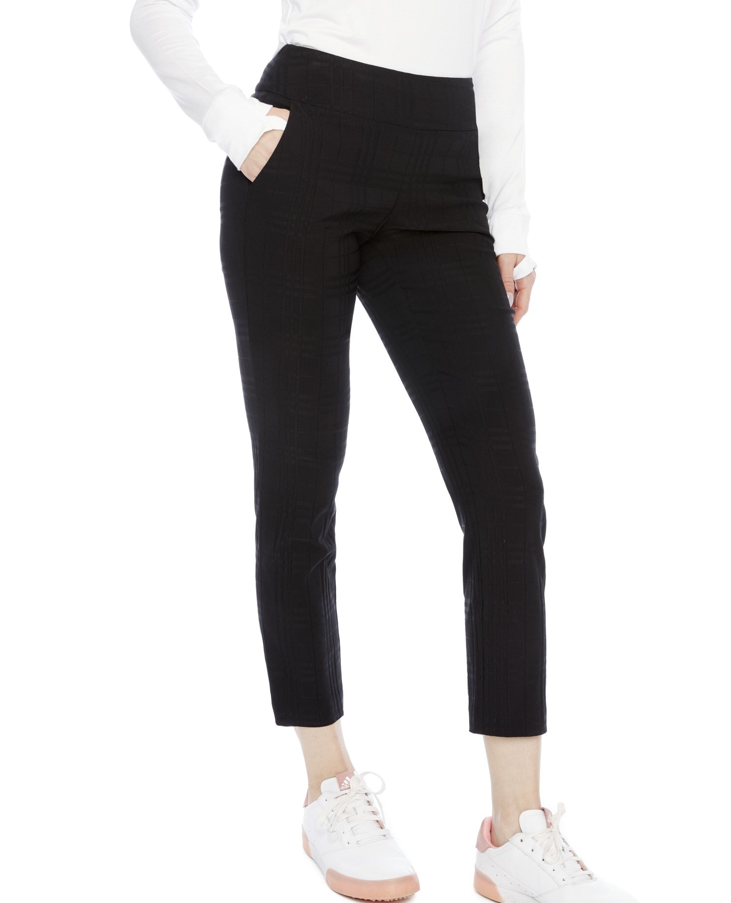 Techno Jacquard Ankle Pant-4213