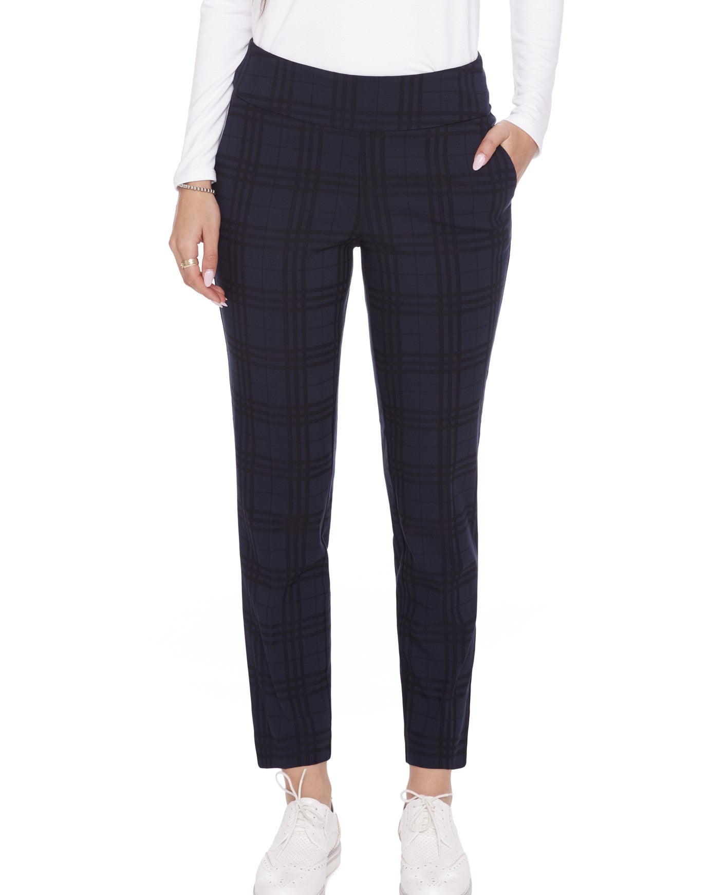 Techno Jacquard Ankle Pant-4213