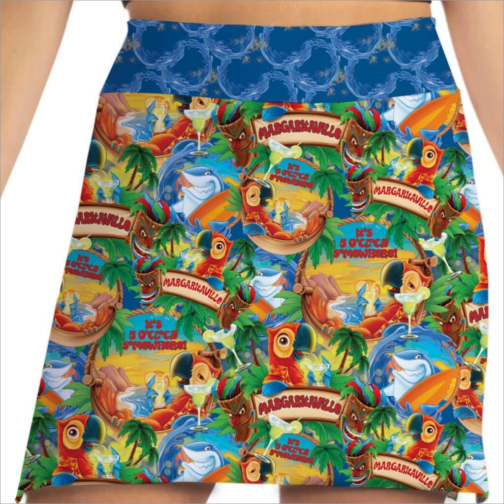 "Margaritaville Margaritaville Skort with Pockets - Cute Printed Skort"