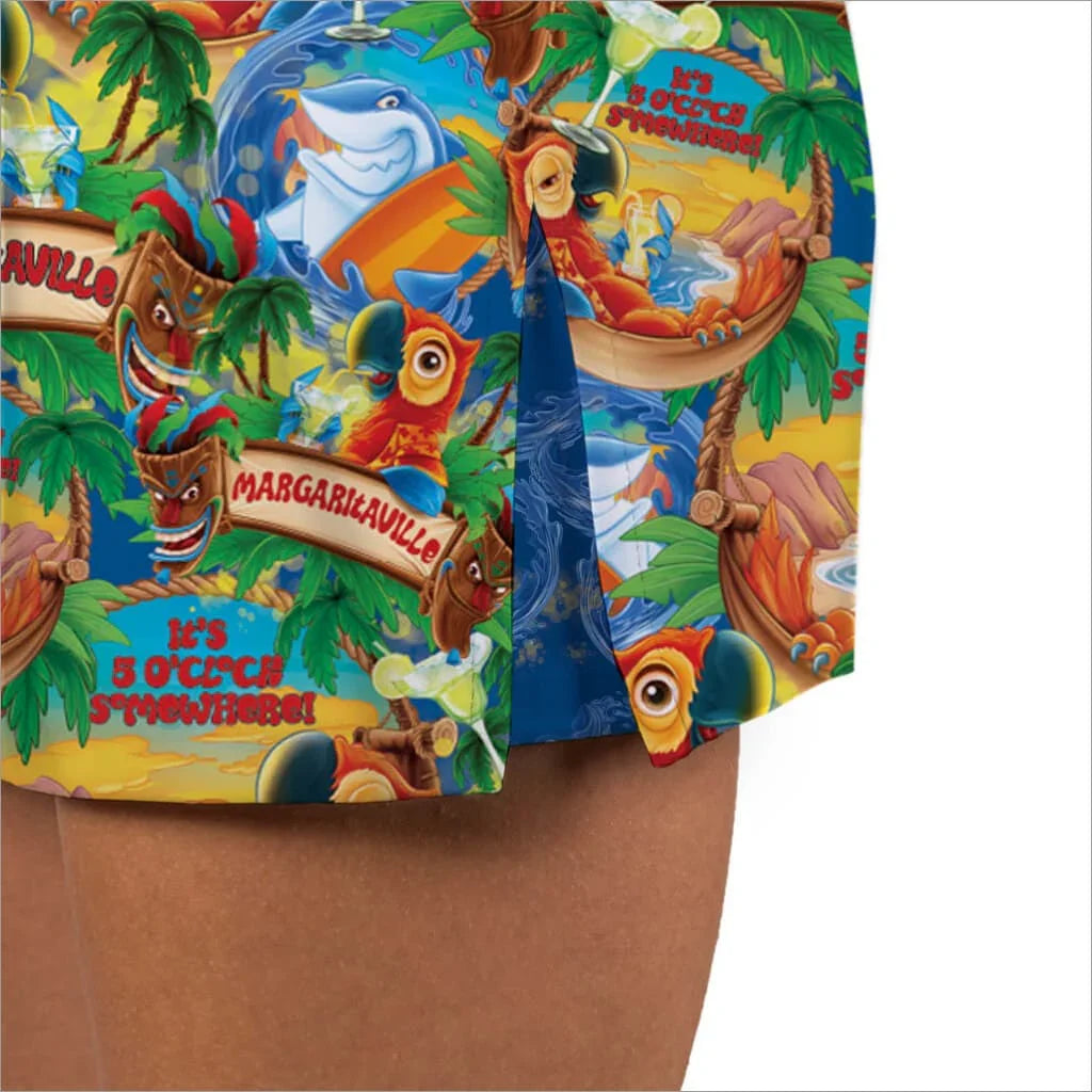 "Margaritaville Margaritaville Skort with Pockets - Cute Printed Skort"