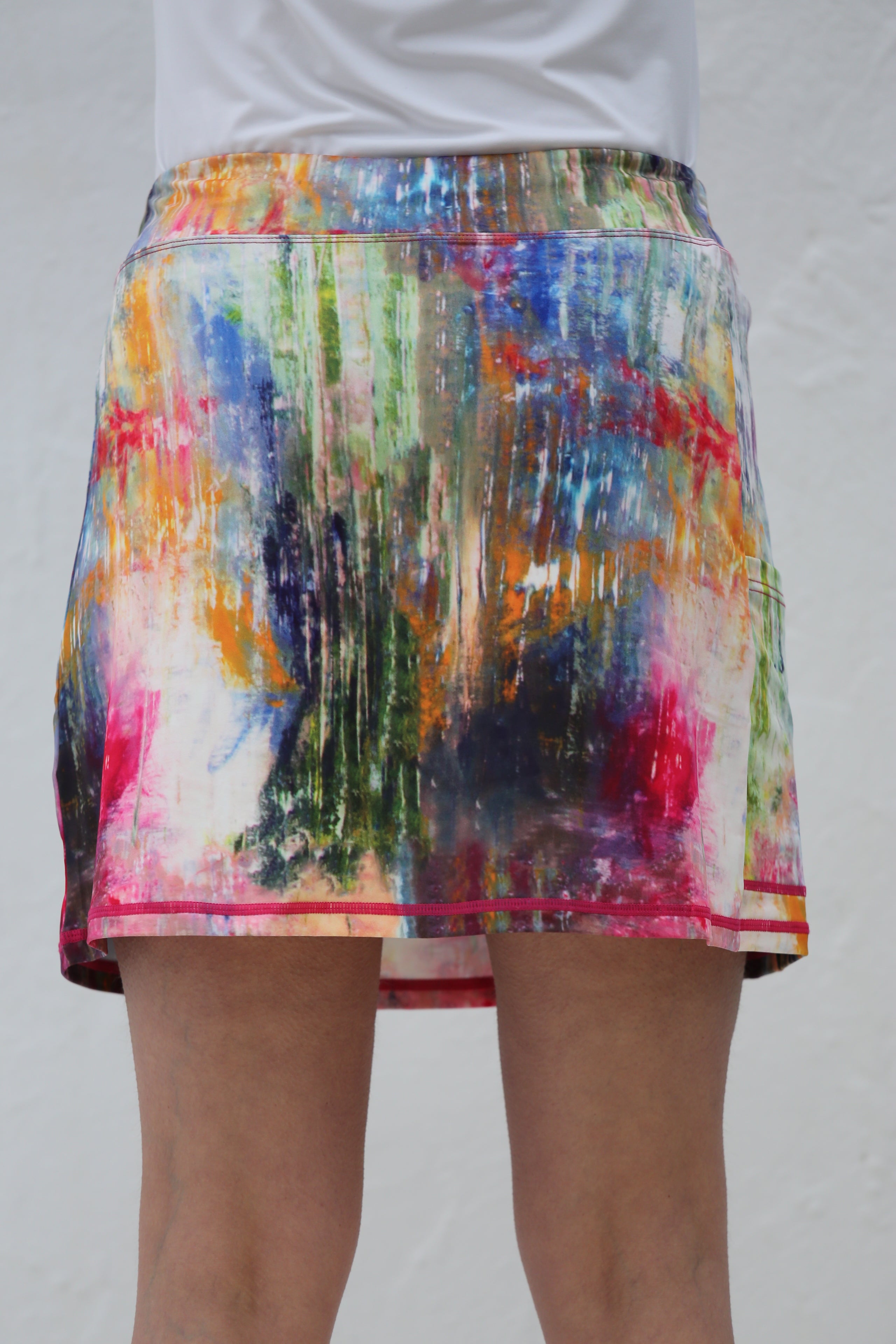 A-Line Art Golf Skort-Monet