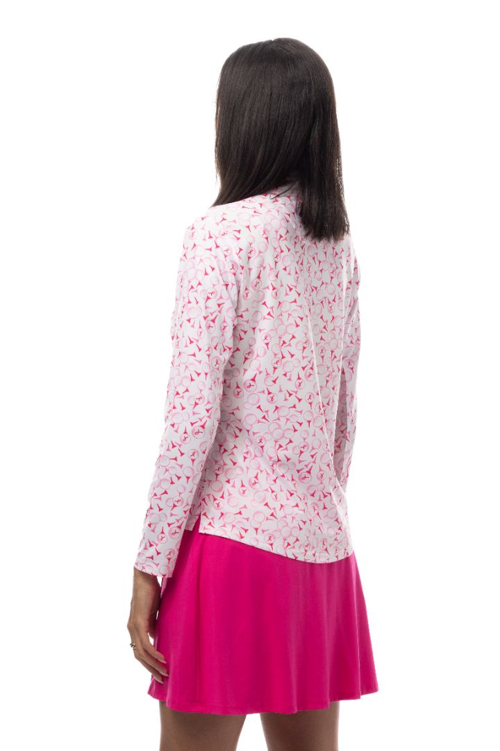 Play 4 P.I.N.K. Long-Sleeve Printed Mock - 900463