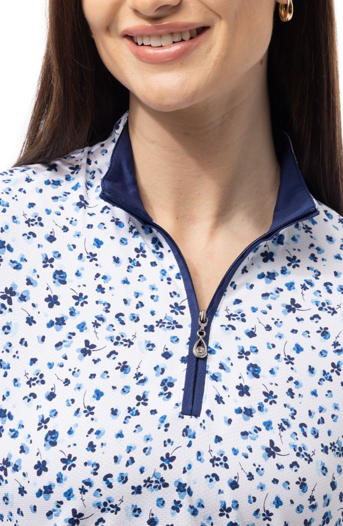 Soltek Lux Long-Sleeve Printed Mock