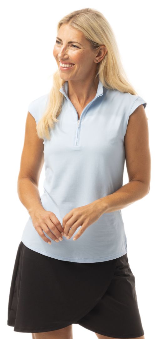 Soltek Lux Sleeveless Solid Mock