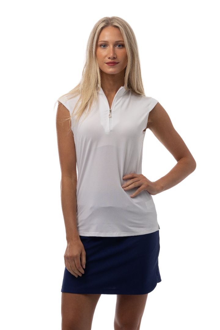Soltek Lux Sleeveless Solid Mock
