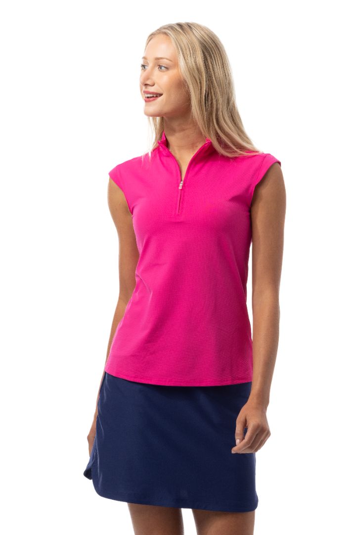 Soltek Lux Sleeveless Solid Mock