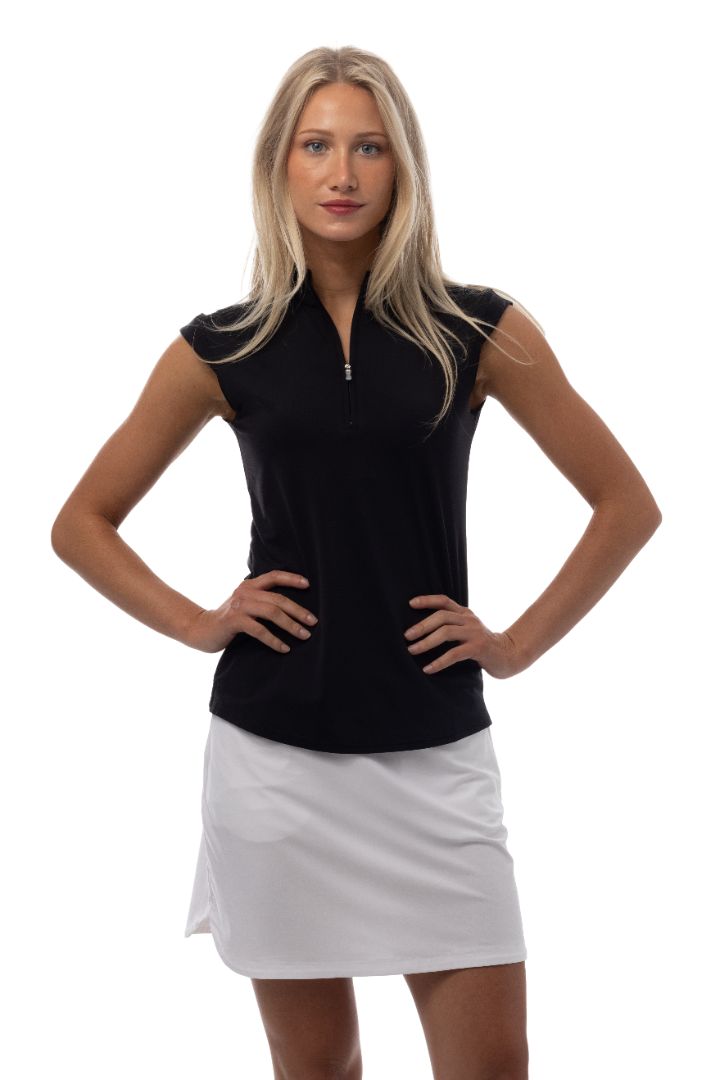 Soltek Lux Sleeveless Solid Mock