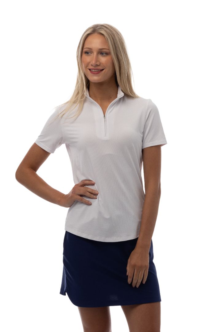 Soltek Lux Short-Sleeve Solid Mock