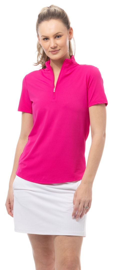 Soltek Lux Short-Sleeve Solid Mock