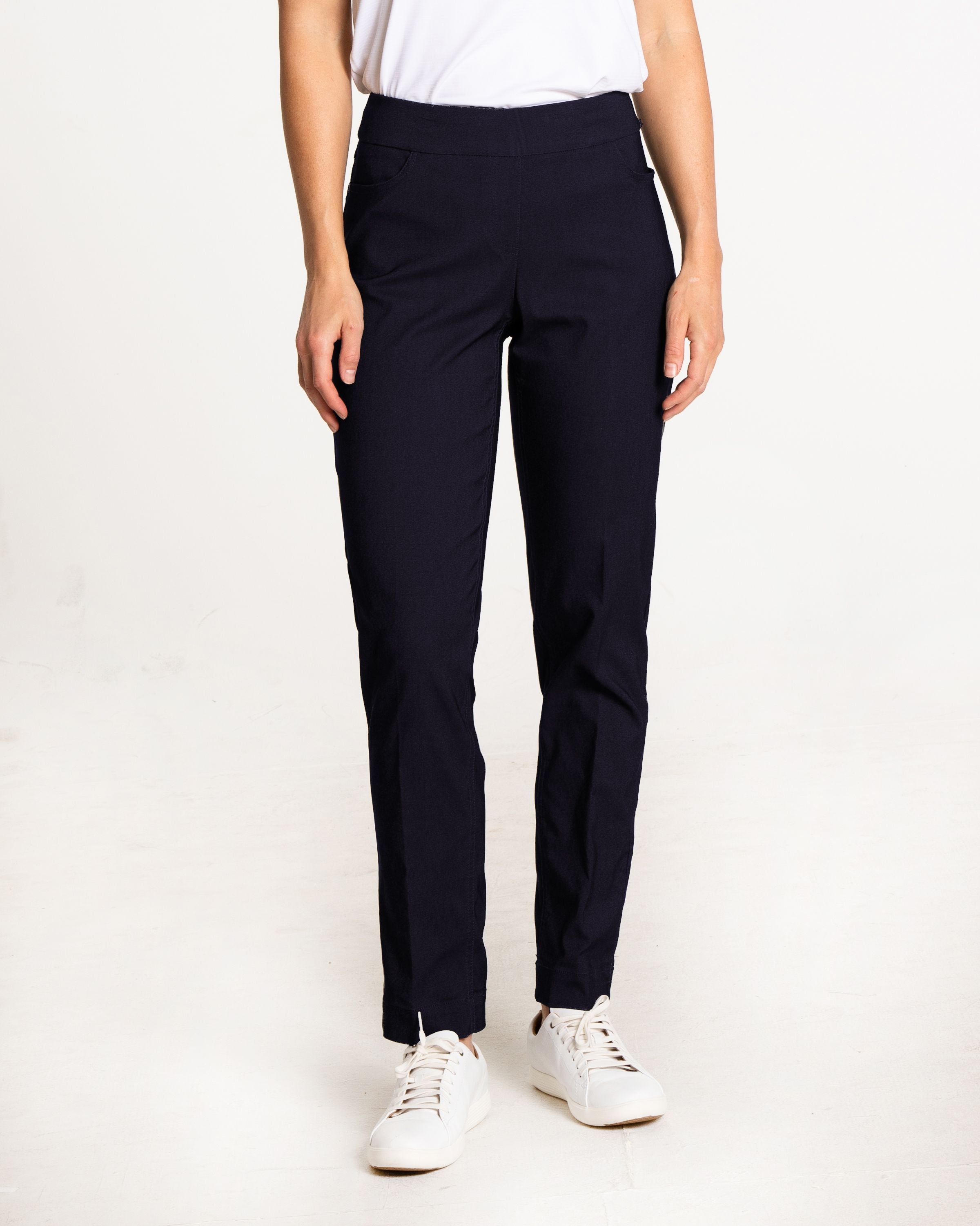 Pull-On Solid Pant w/Pockets - 31" Inseam-2684