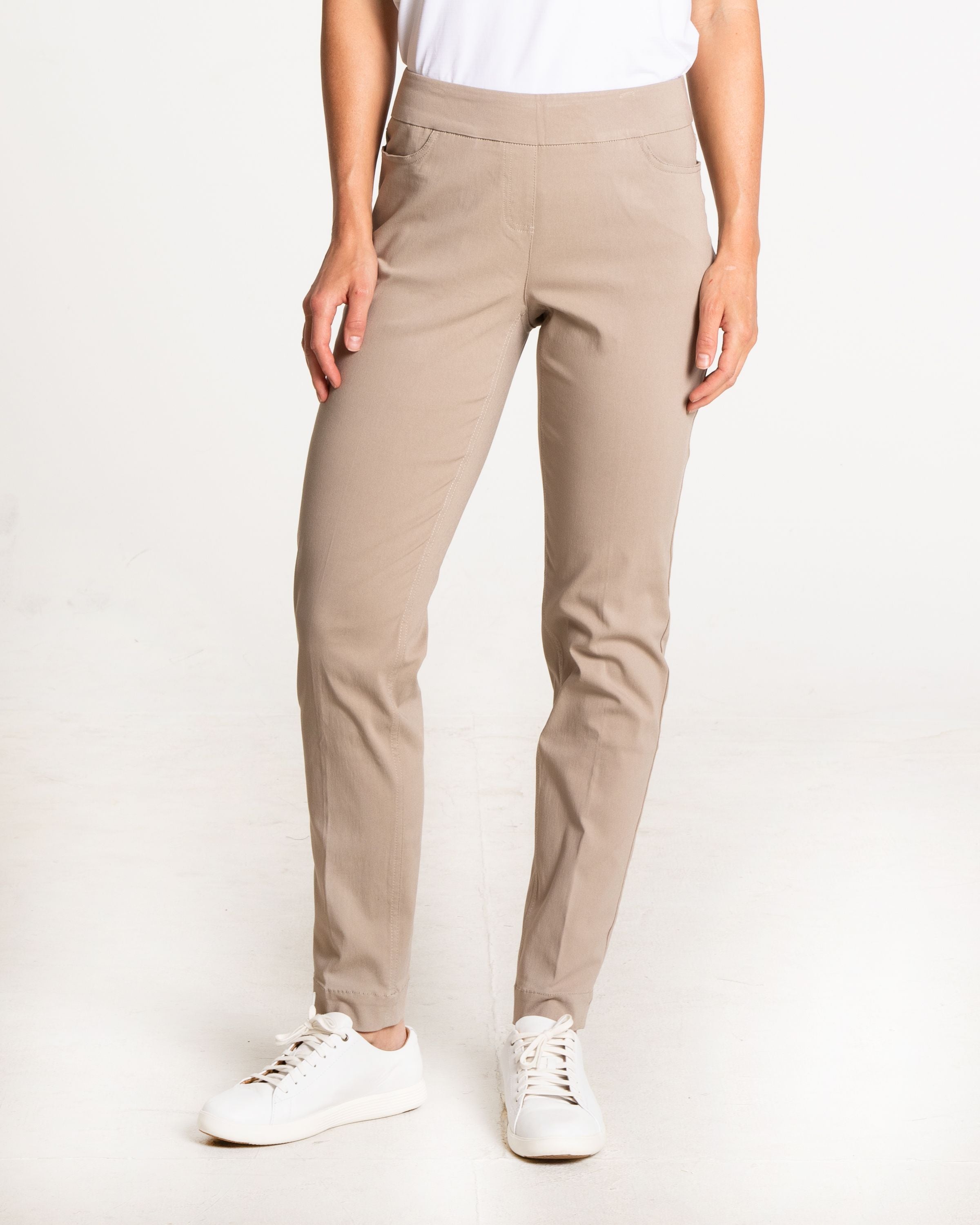 Pull-On Solid Pant w/Pockets - 31" Inseam-2684