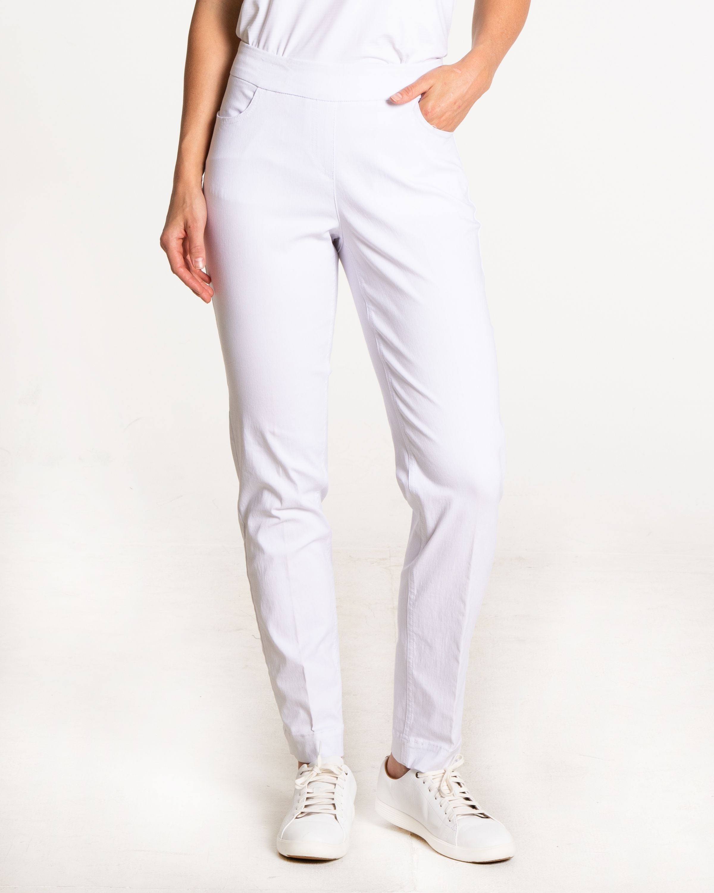 Pull-On Solid Pant w/Pockets - 31" Inseam-2684