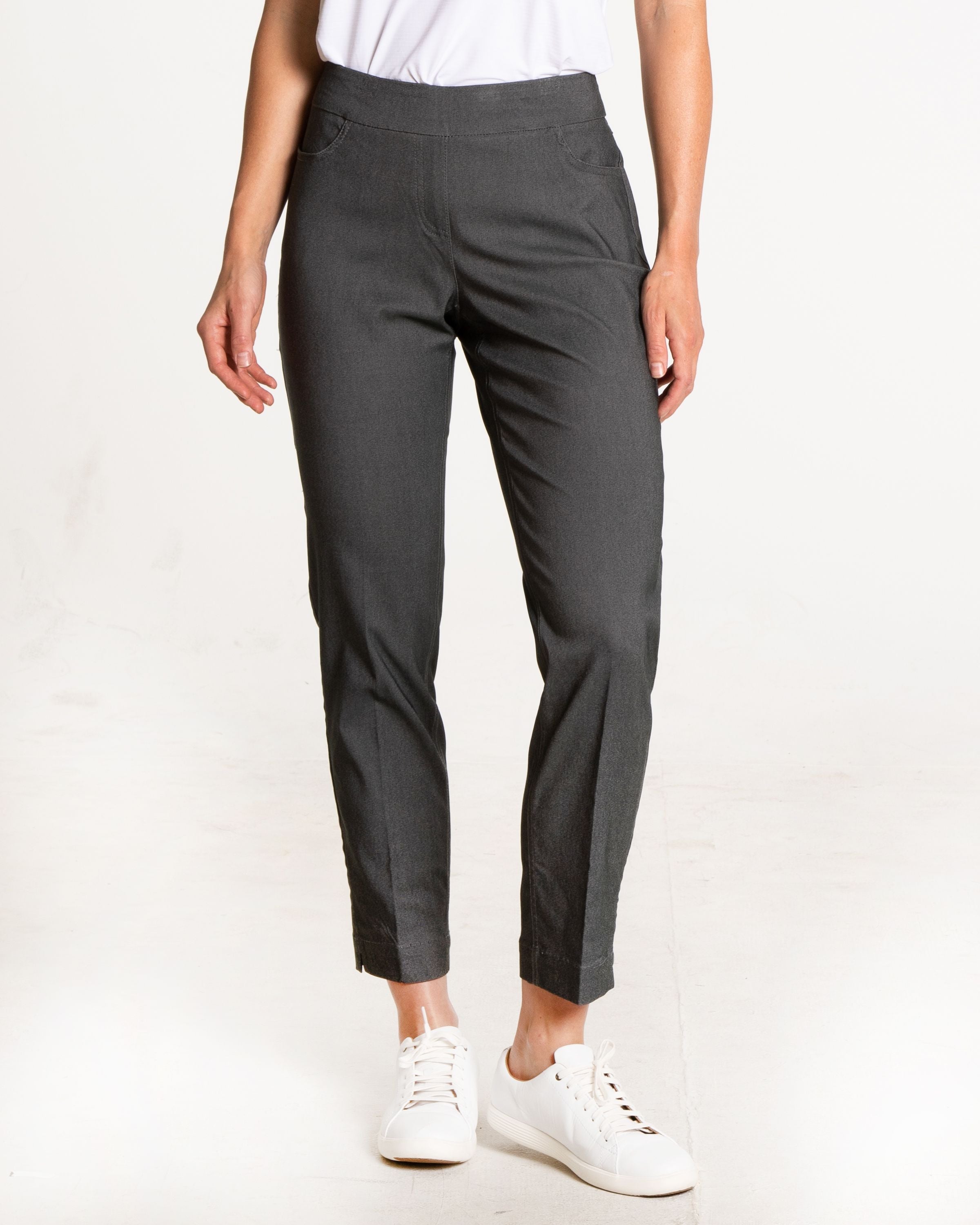 Pull-On Solid Ankle Pant w/Pockets - 29" Inseam-37720