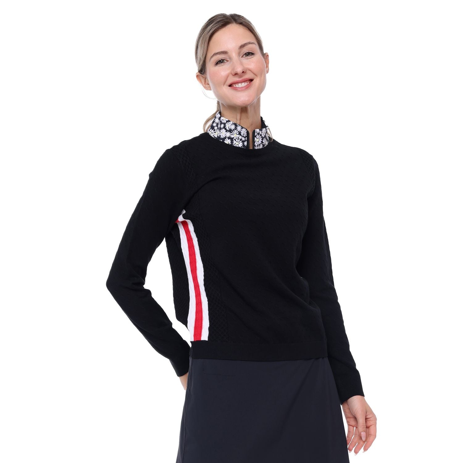 Penny Lane Greenside Cable Sweater-XCS