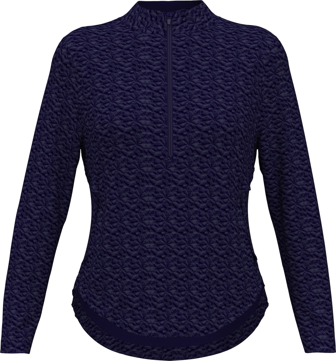 1/2 ZIP QUILTED KNIT - CGKFF077