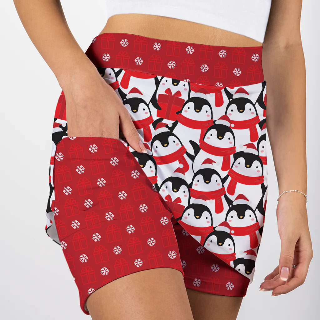 March of The Penguins Skort