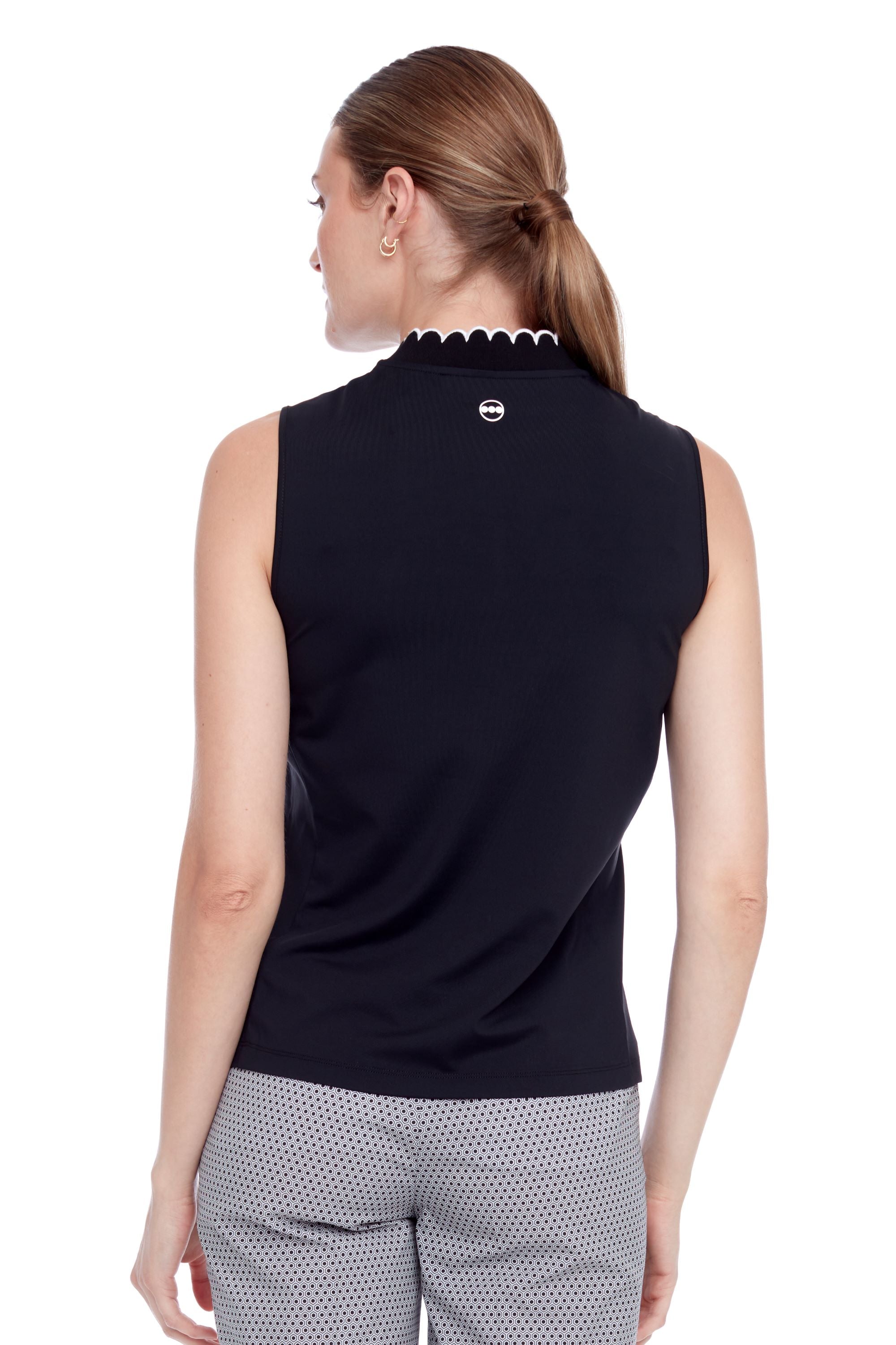 Velocity Scalloped Edge Polo-6041