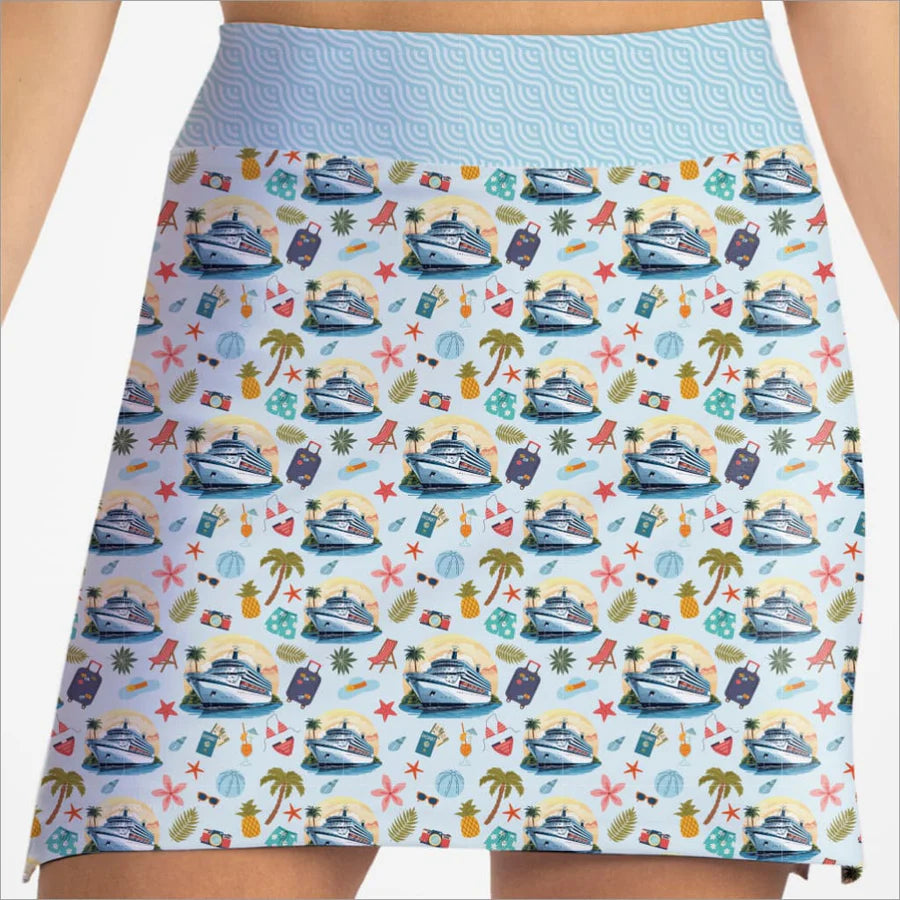Cruising Print Skort