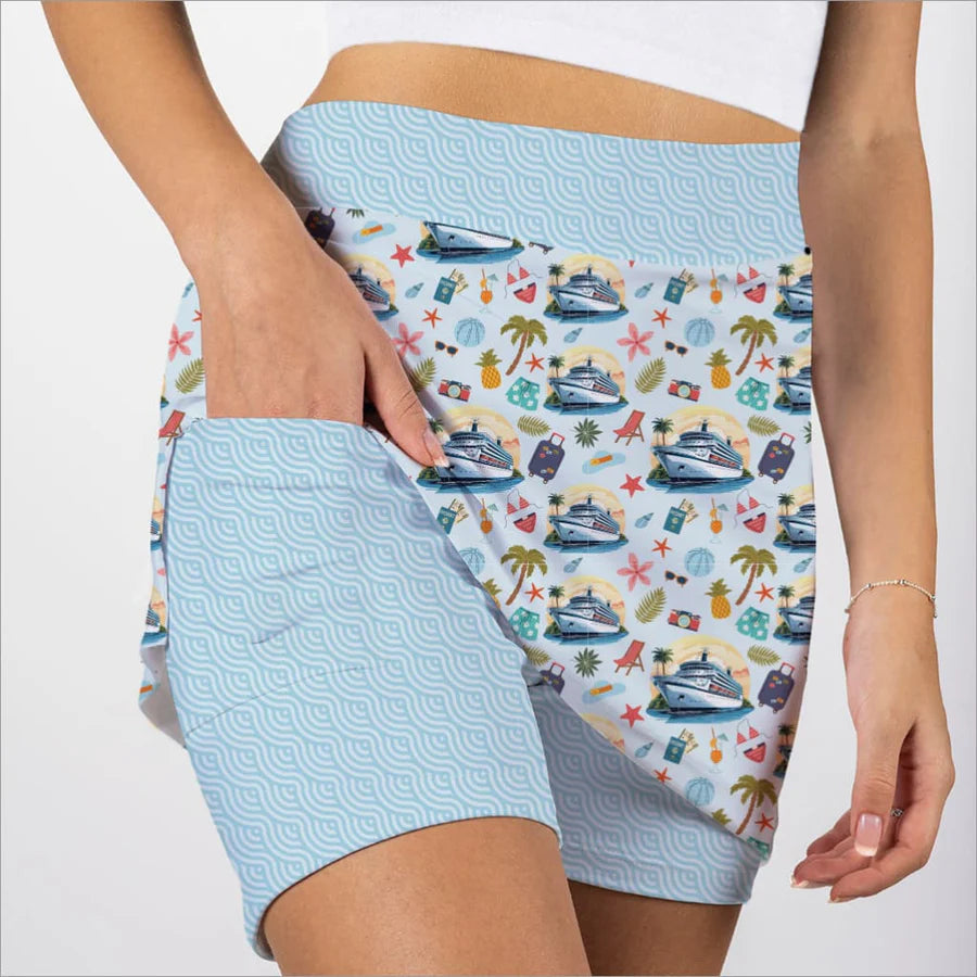 Cruising Print Skort