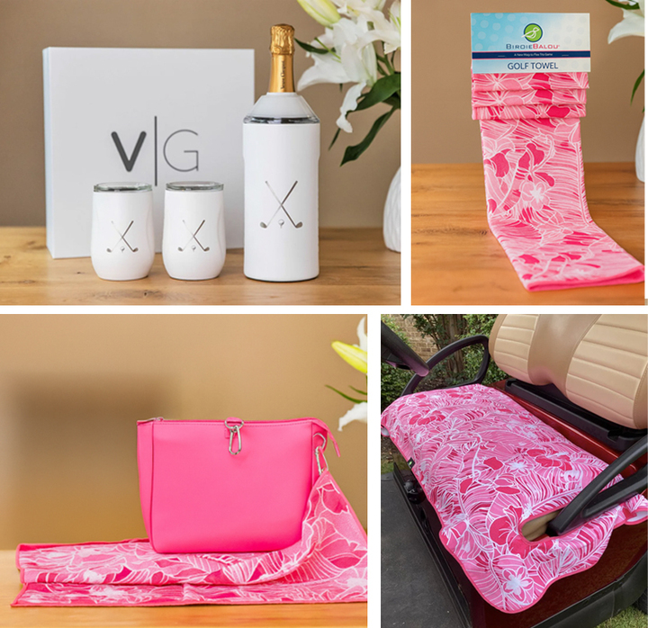 Vinglace + Birdie Balou White and Pink Gift Set