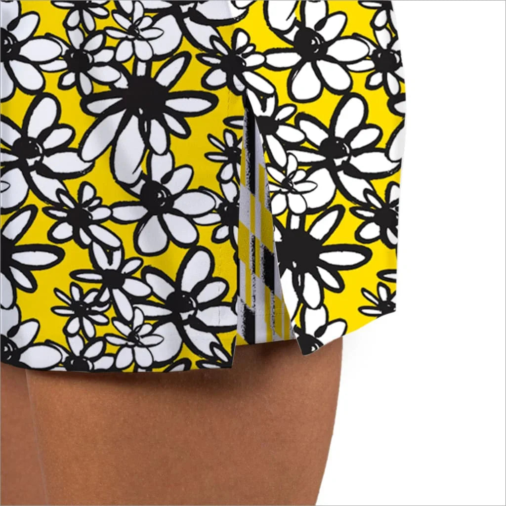 Oopsy Daisy Flower Print Skorts - Fashion Skorts