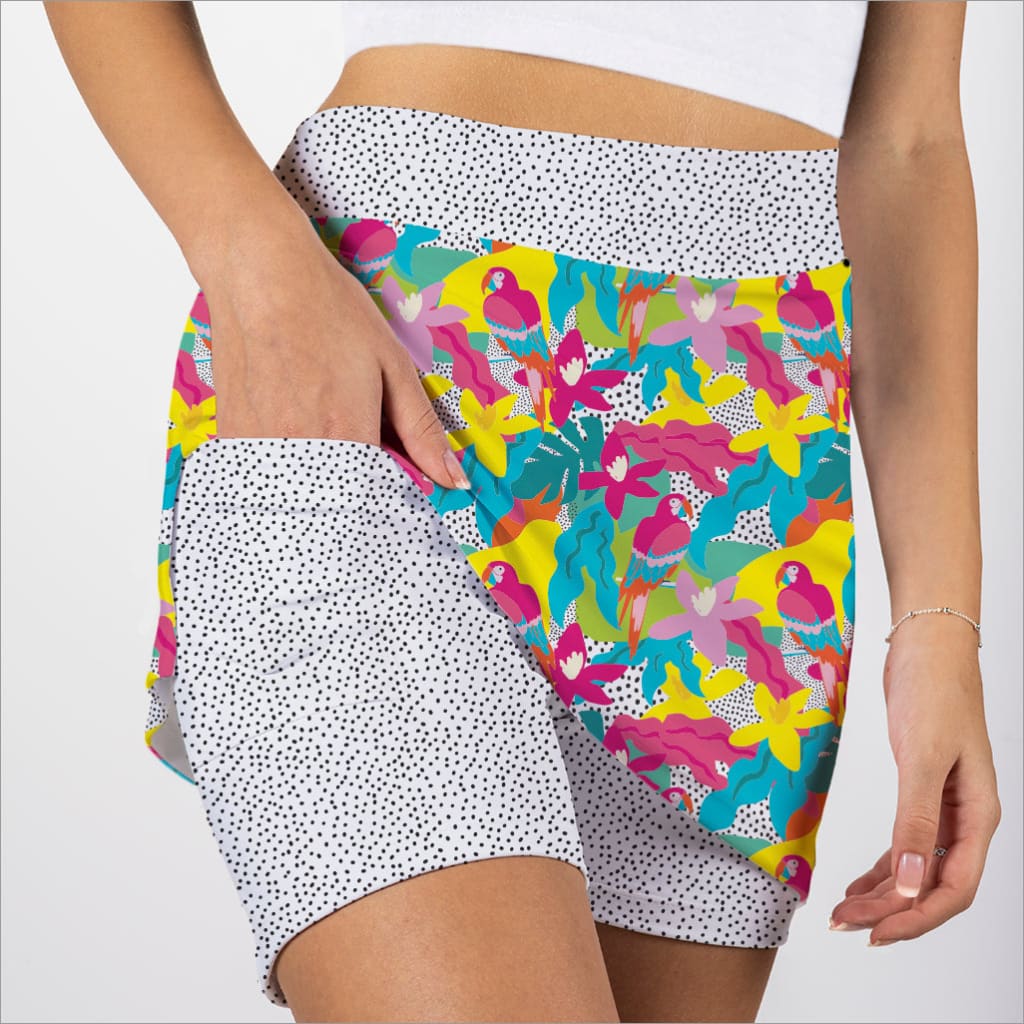 Parrot Cay Ladies Skort