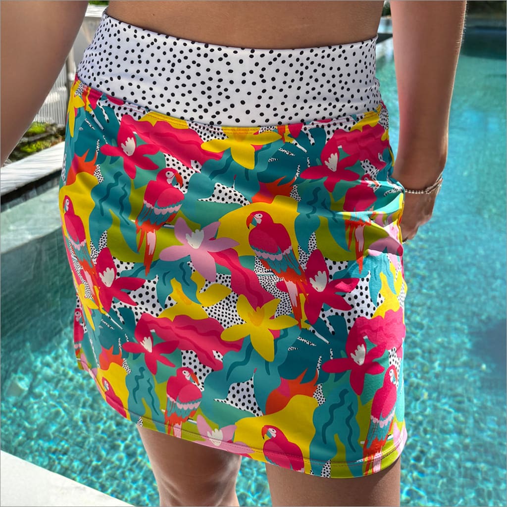 Parrot Cay Ladies Skort