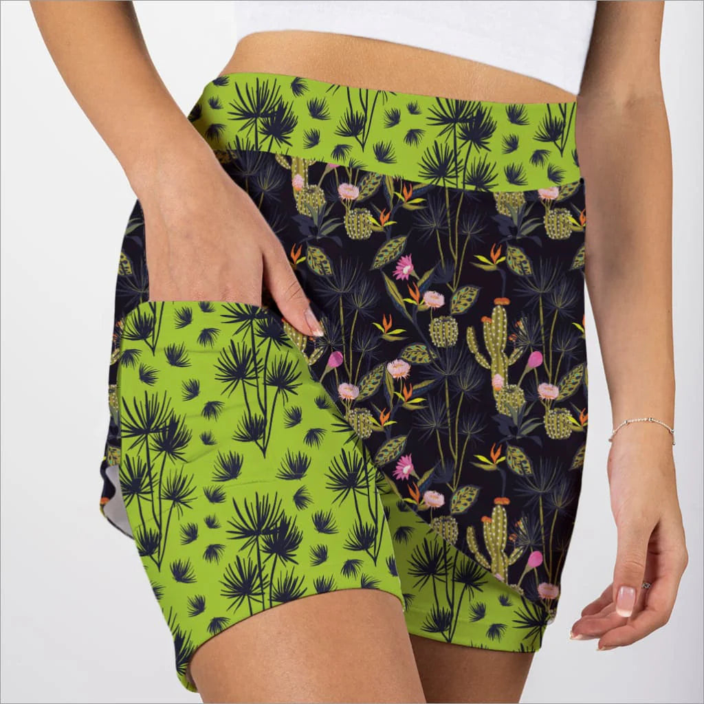 Sahara Nights Print Skort