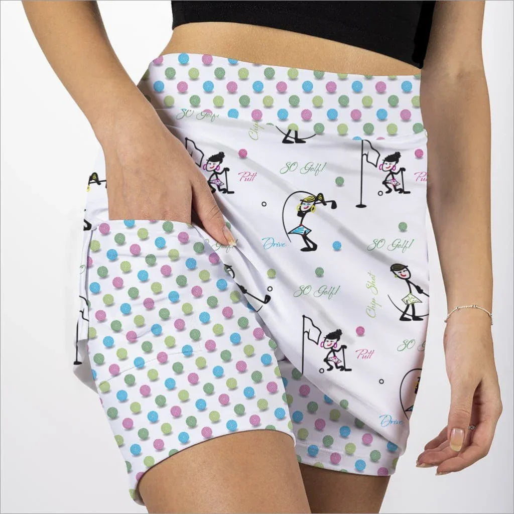 Sofy Golfs White Skort – Women's Fashion Skorts
