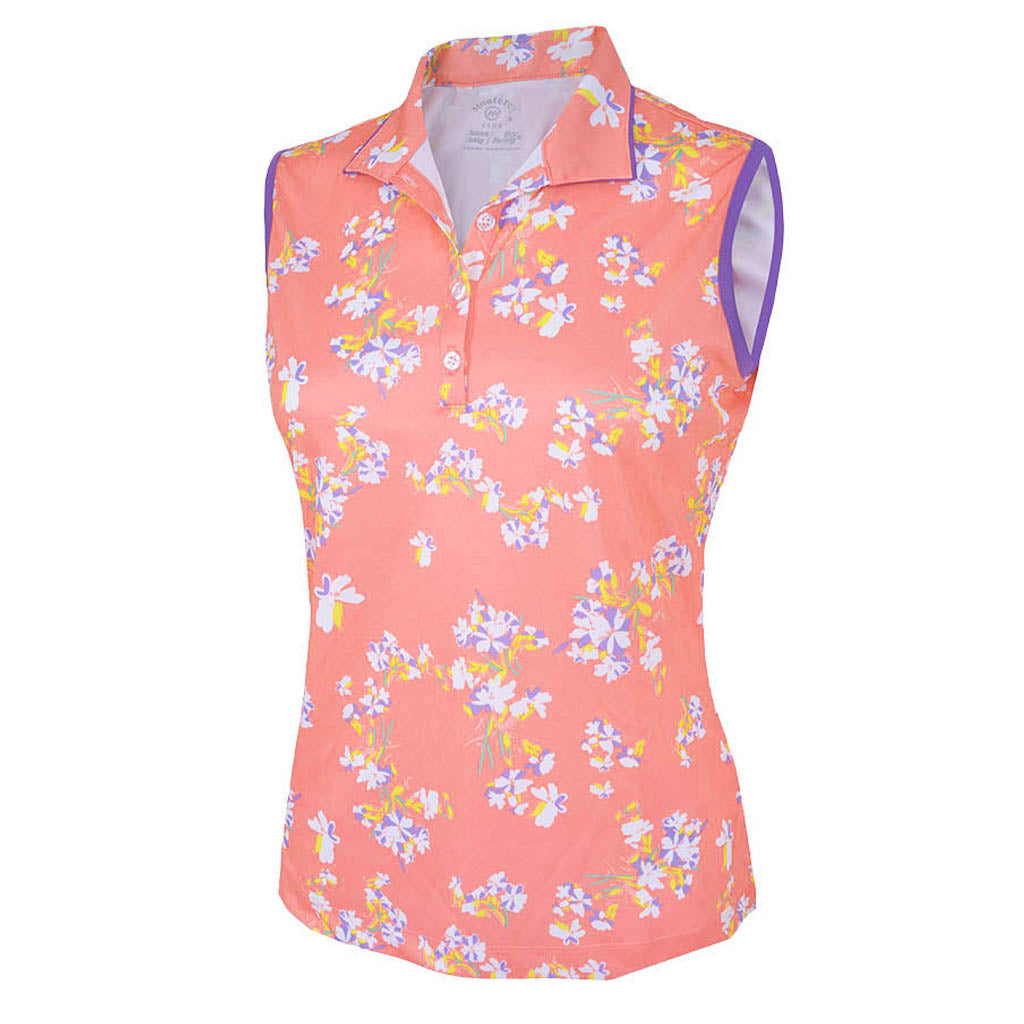 Cherry Blossom Sleeveless Polo - 2339