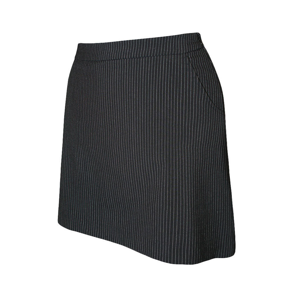 Microfiber Pinstripe Texture Golf Skort-4806