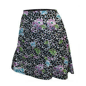 Vivid Print Texture Knit Skort - 2925