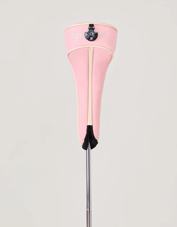 Queenie Tropical Floral Pink Golf Club Cover - WOODS