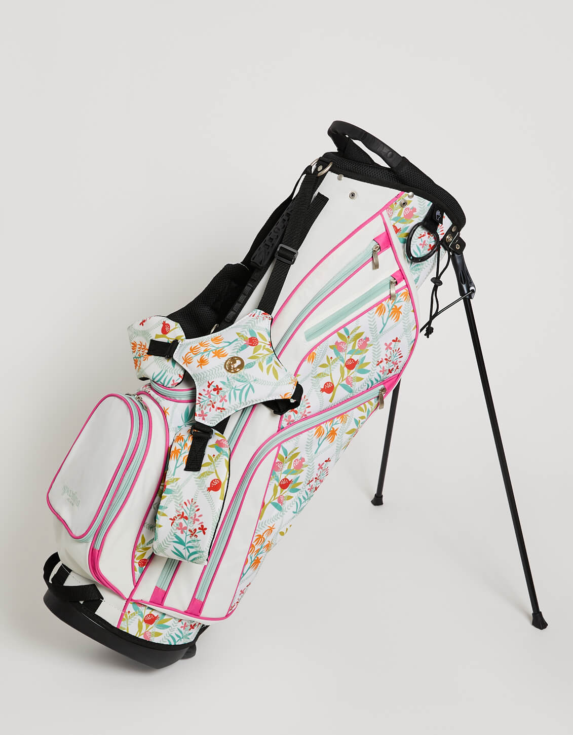 Queenie Topiary White Stand-Up Golf Bag