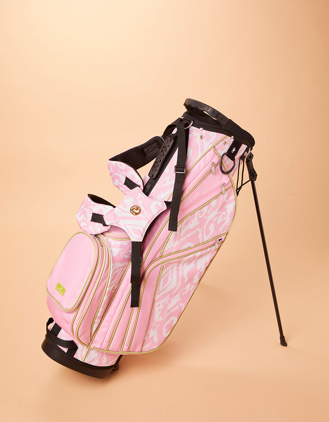 Pink Ikat Stand-Up Golf Bag