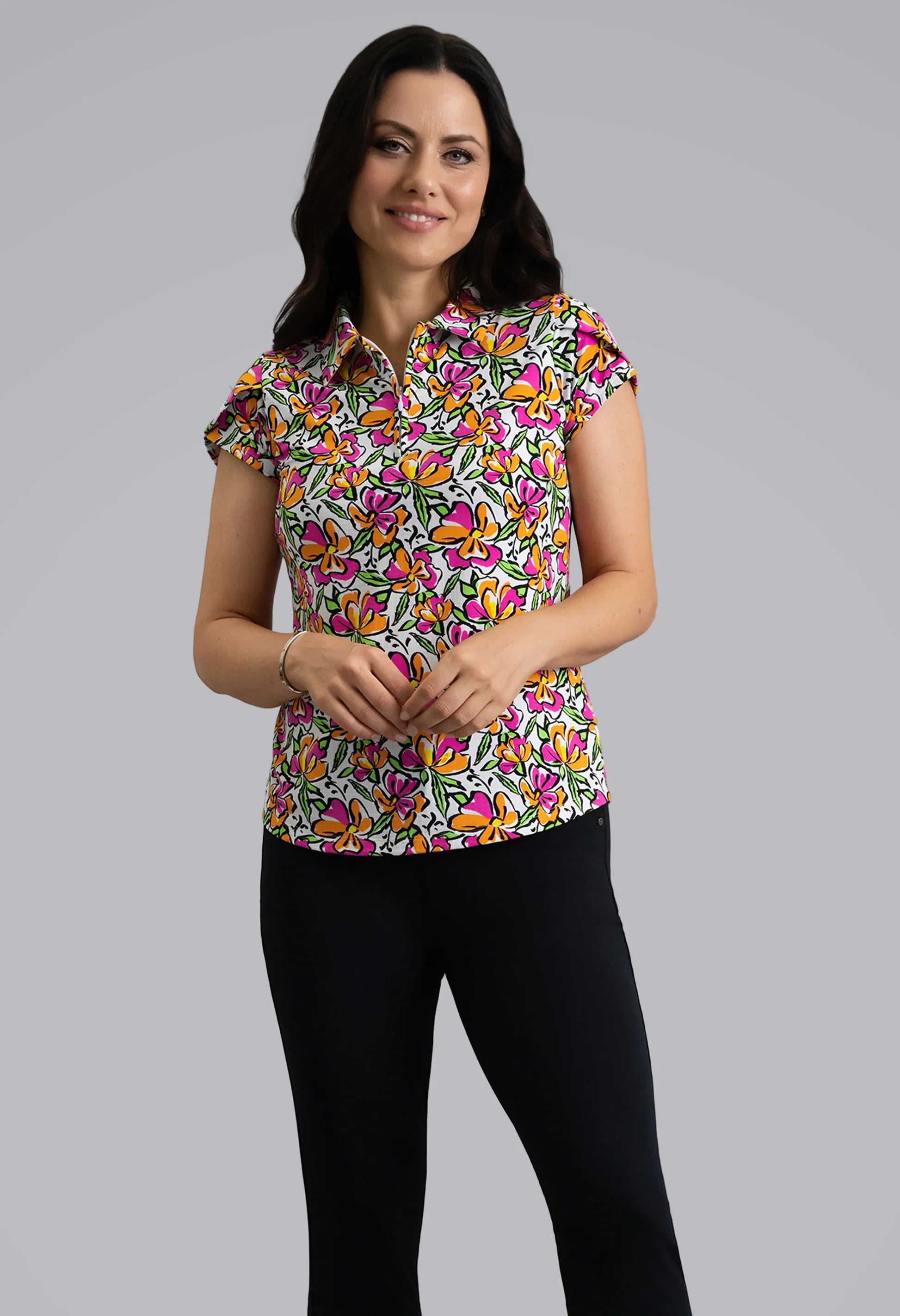 Sonia Tulip Sleeve Polo 45245