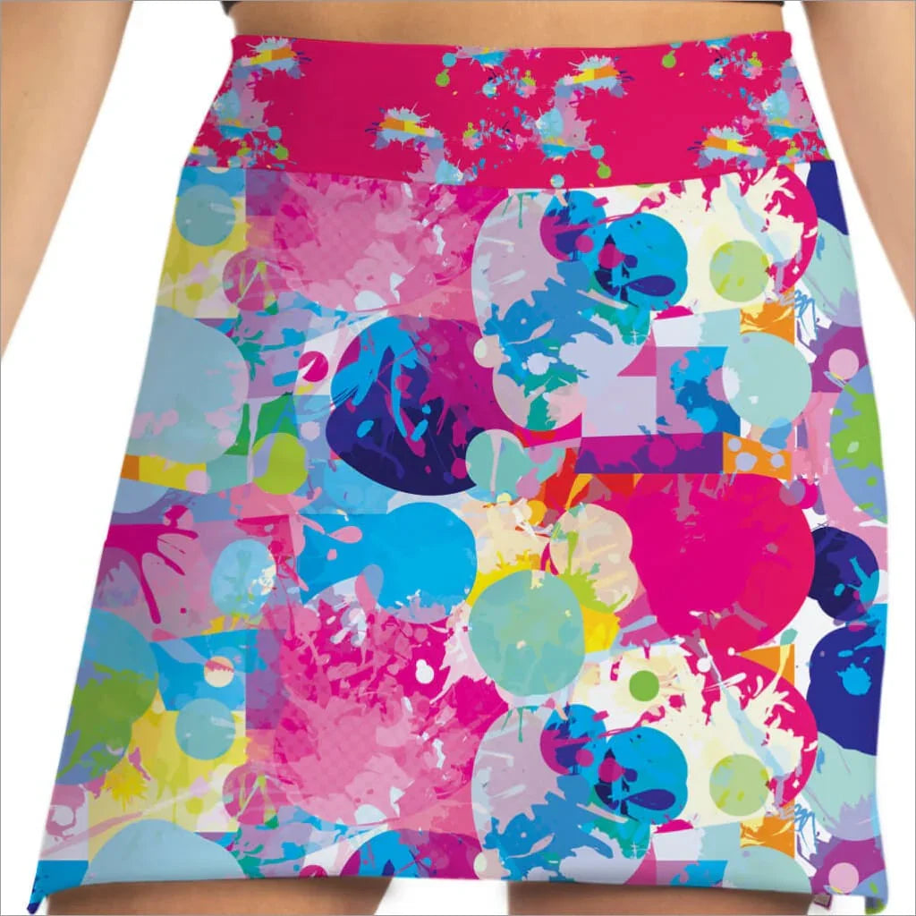 "Color Pallet Activewear Skort "