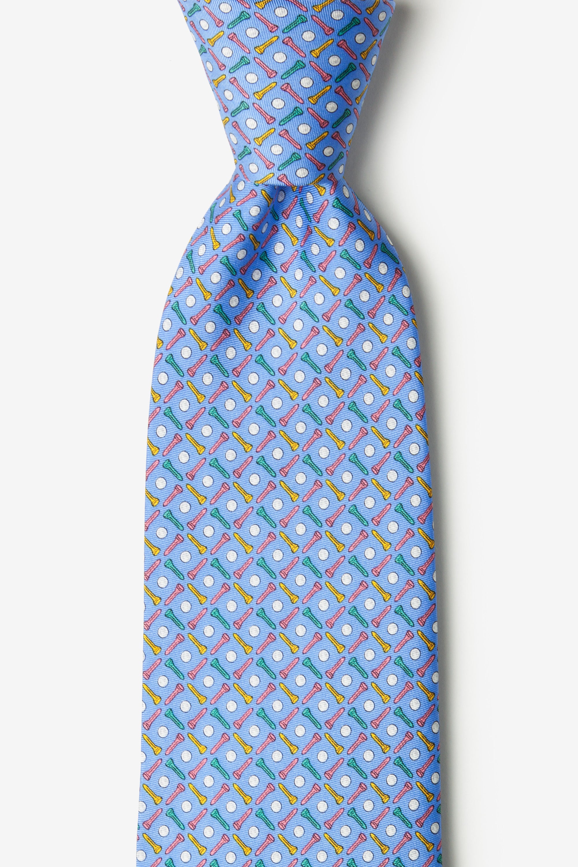 Golf Balls & Tees Tie