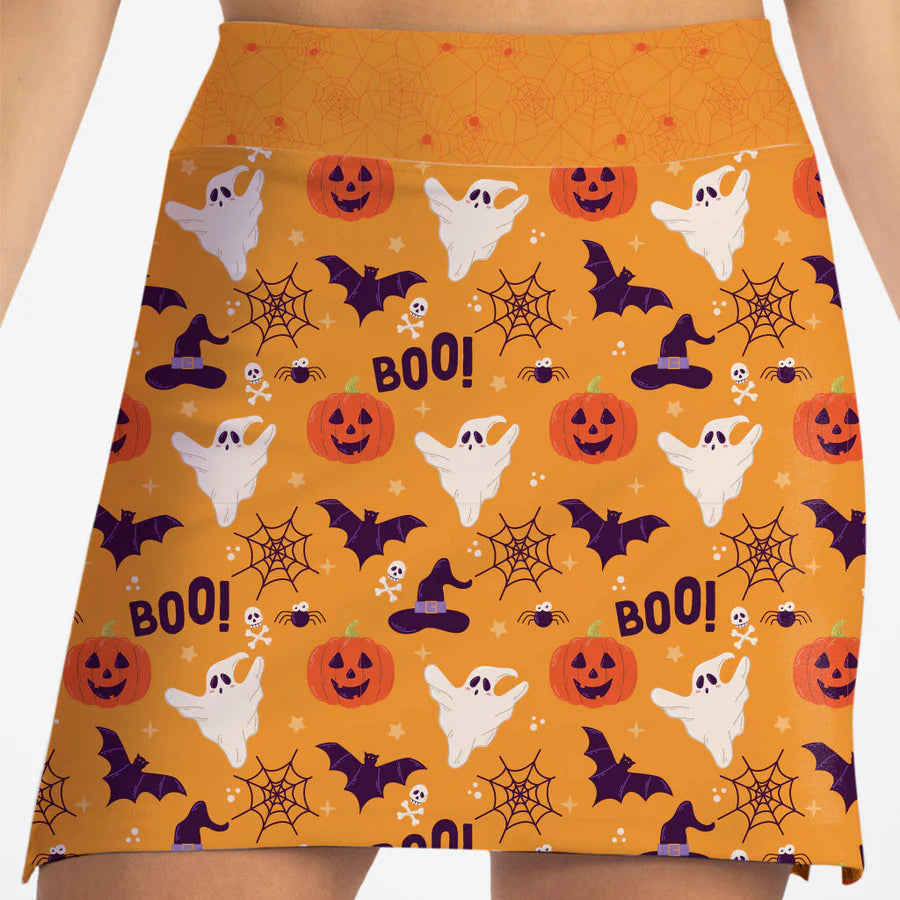 BOO! Halloween Skort