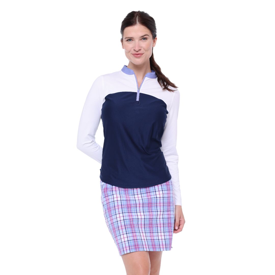 Longline City Skort - 18.25" - Katharine Plaid - BSK0562-KAP