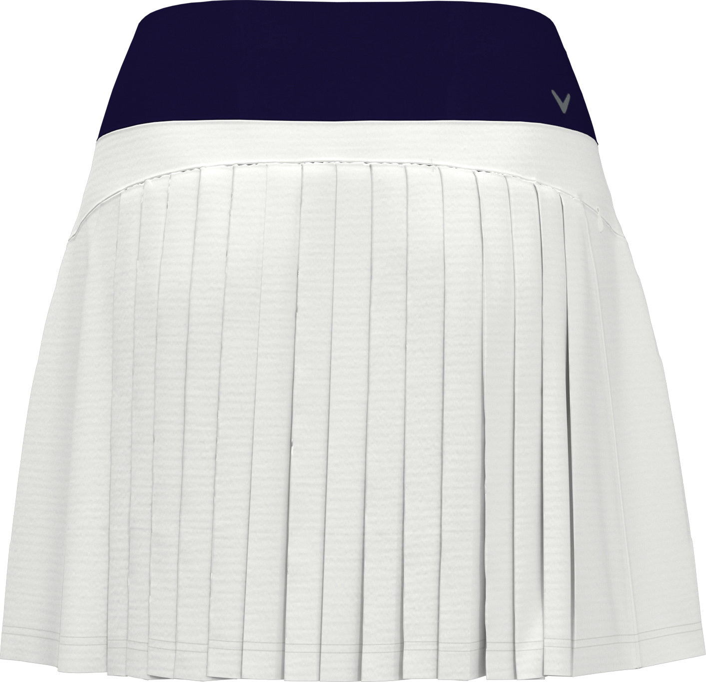 17" Engineered High Waist Skort-Brilliant White