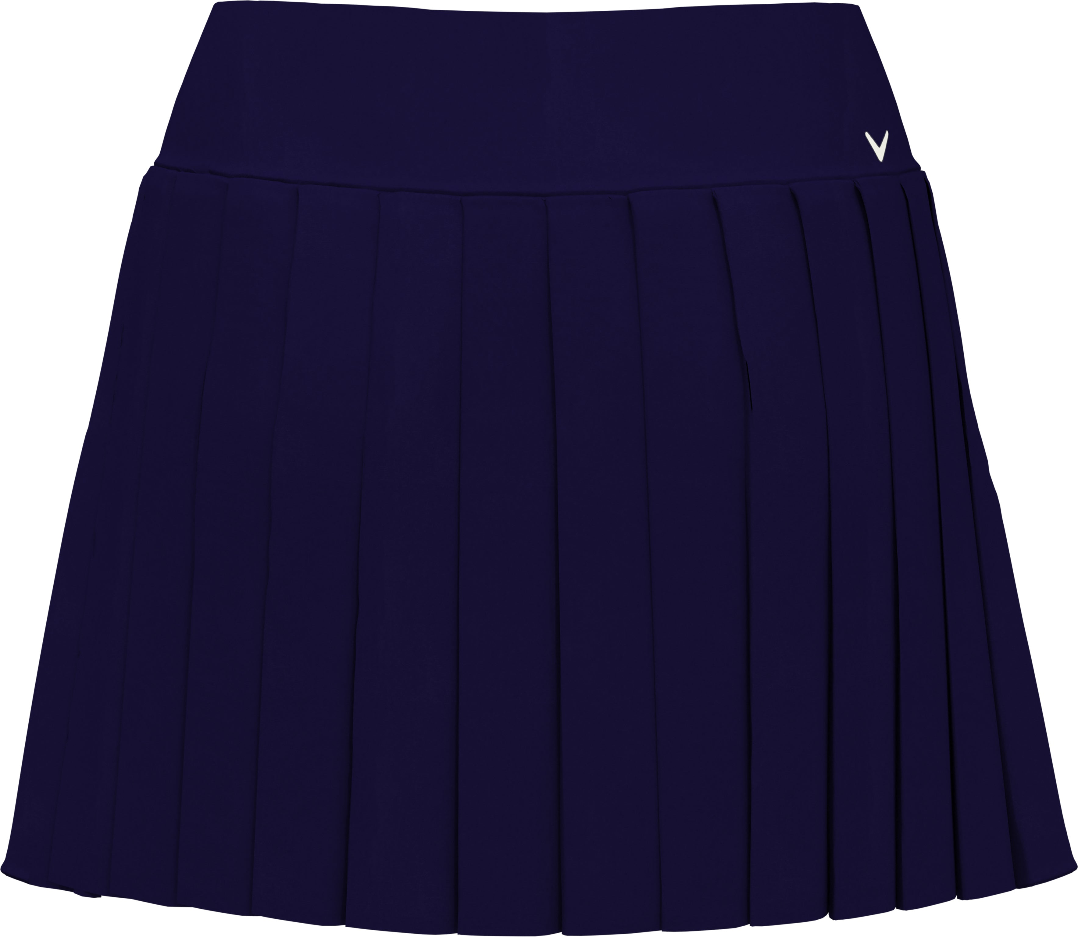 16" High Waist Skort w/Pleats - Peacock