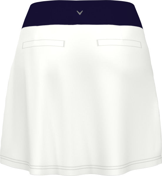 Color Block 16" Skort with Side Pintucks