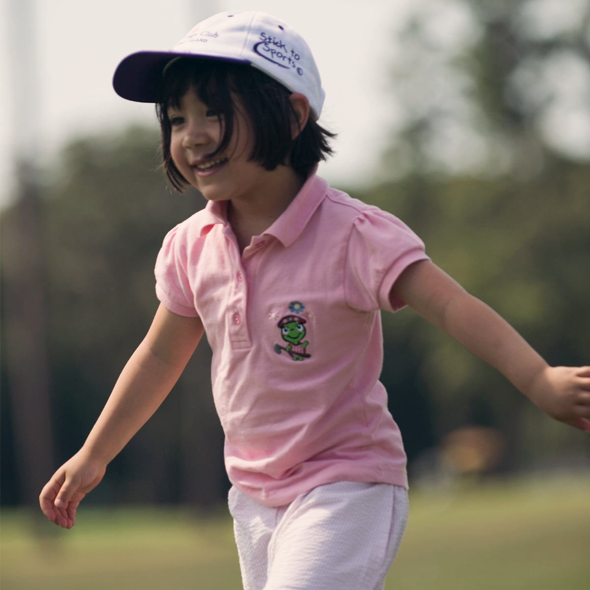 Girls Cap Sleeve Polo