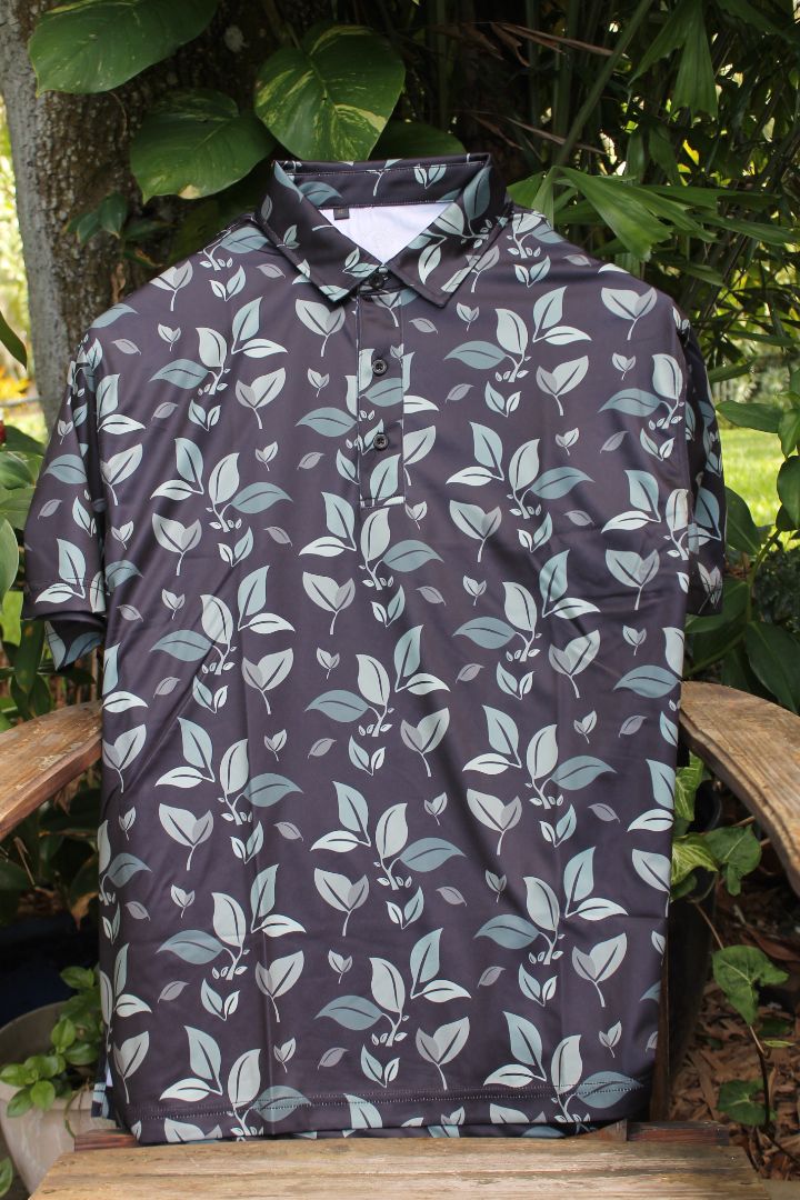 Men's Blossom Print Polo