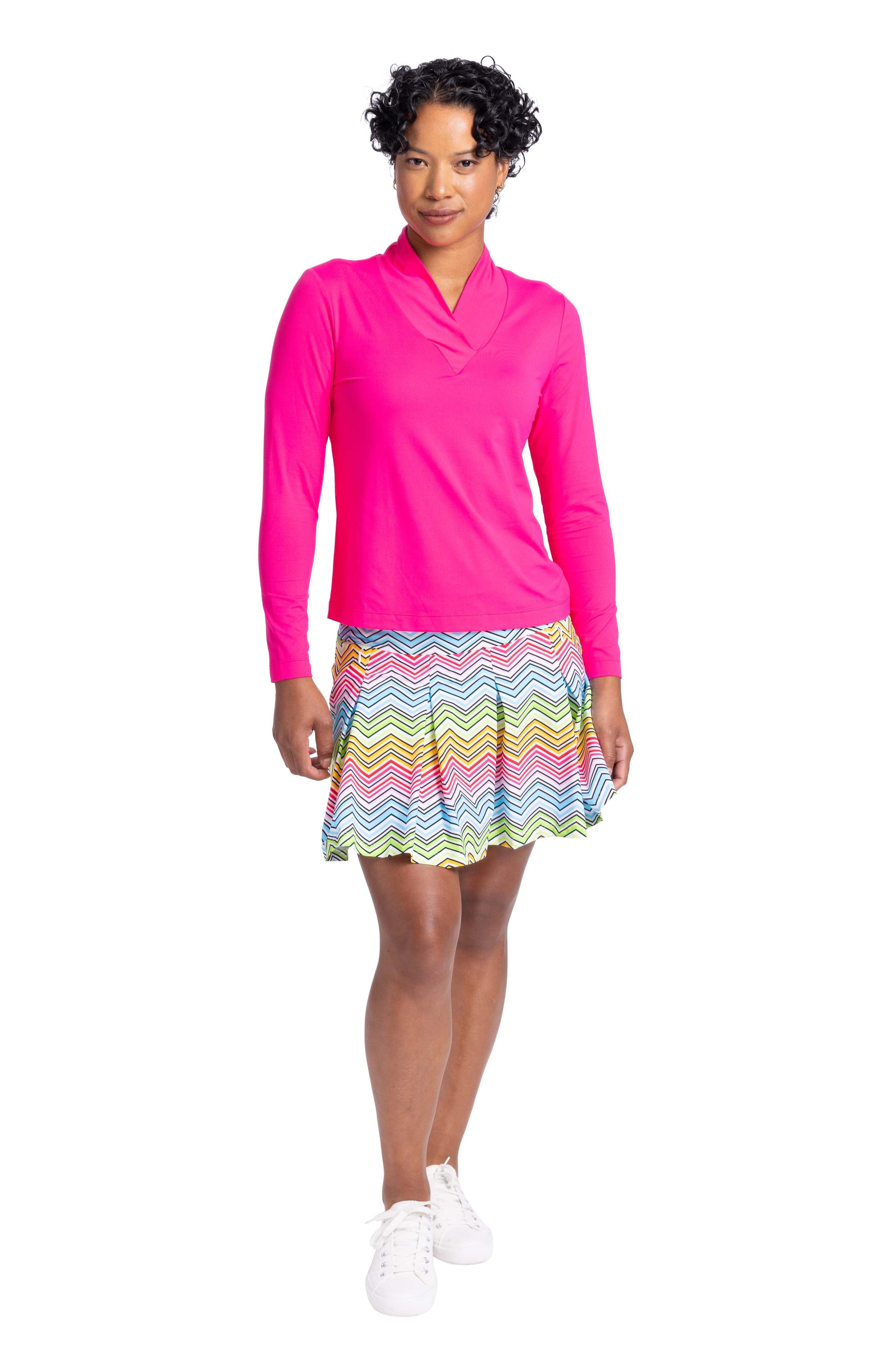 Lovely Layer Longsleeve Top- Preppy Pink