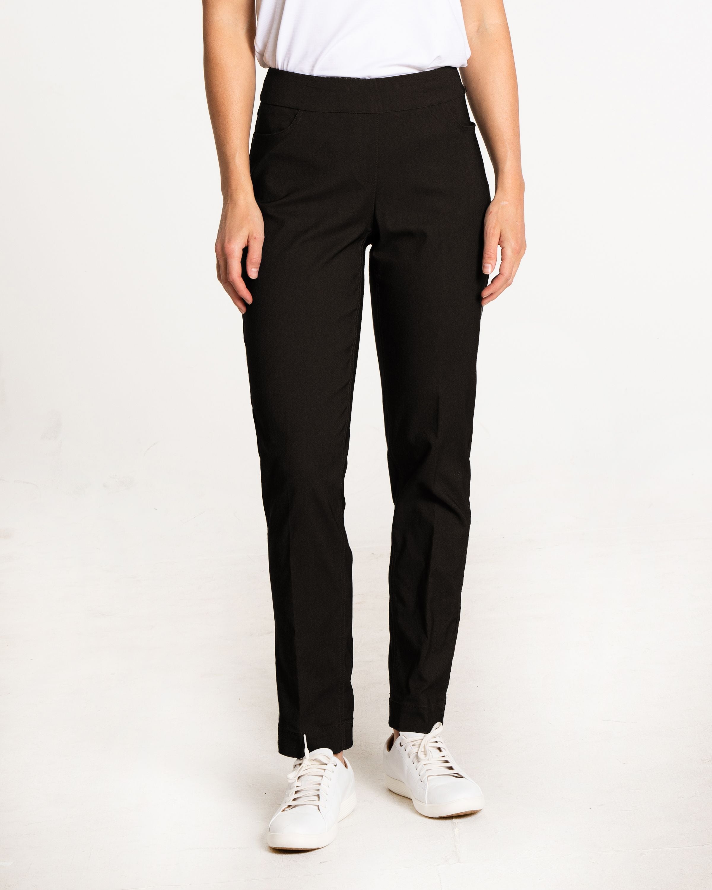 Pull-On Solid Pant w/Pockets - 31" Inseam