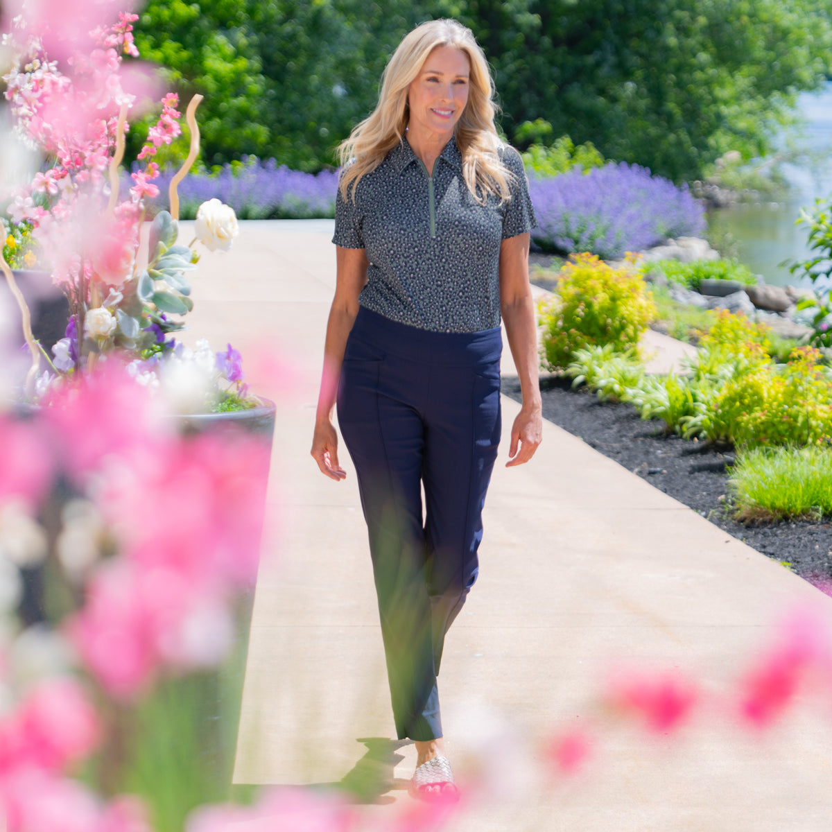 Delightful Garden Performance Polo Short Sleeve-DLG